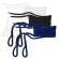 Фал (шкерт) для кранца с огоном Skipper плетеный, 8мм*1,83м, нейлон (2шт) синий