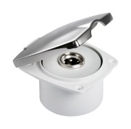 Короб с быстроразъемным штуцером, квадратный, хромированный уцененный Короб с быстроразъемным штуцером, квадратный, хромированный уцененный