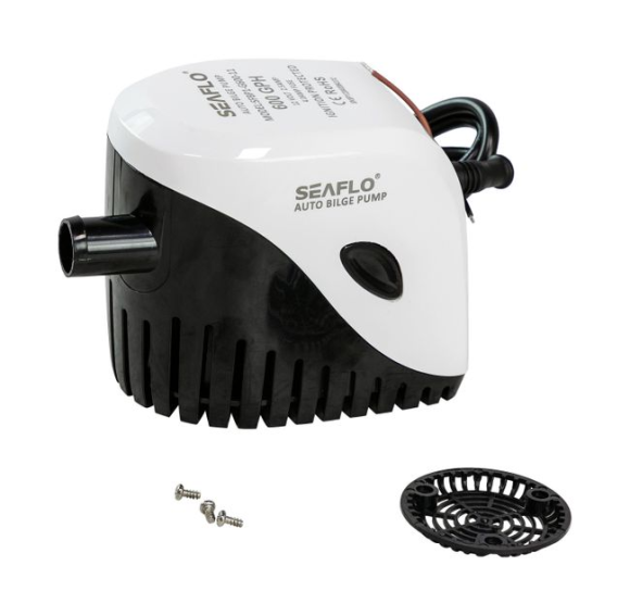 Помпа осушительная 12 В, 600GPH (2271 л/час), автоматическая, SeaFlo