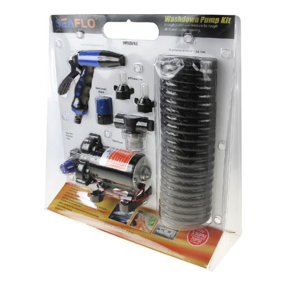 Комплект помывочный SeaFlo, 12V 13.2 л/мин, 4.8 BAR