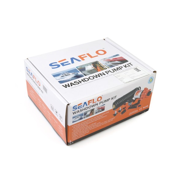 Комплект помывочный SeaFlo, 12V 13.2 л/мин, 4.8 BAR