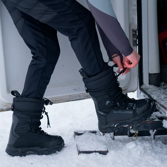 Ботинки FXR X-Plore Short с утеплителем Black Ops, 7/9/40