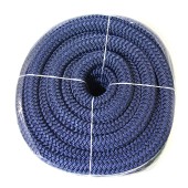 Плетеный швартовый трос c огоном 25мм*20м тёмно-синий Плетеный швартовый трос c огоном 25мм*20м тёмно-синий