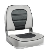 Кресло мягкое складное, обивка винил, цвет серый/угольный, Marine Rocket