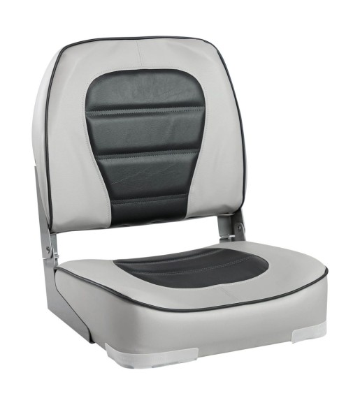 Кресло мягкое складное, обивка винил, цвет серый/угольный, Marine Rocket