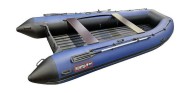 Надувная лодка ПВХ, Хантер 420 А НДНД, синий/черный Надувная лодка ПВХ, Хантер 420 А НДНД, синий/черный