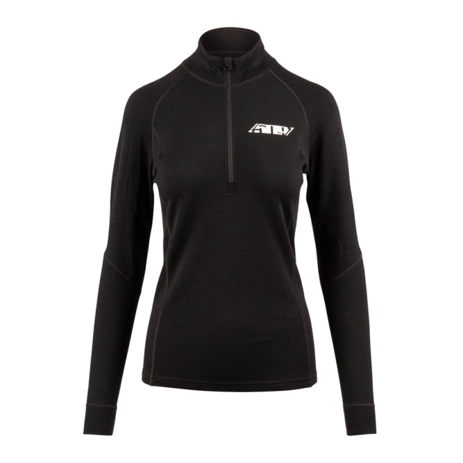 Термокофта 509 FZN Merino 1/4 Black, MD