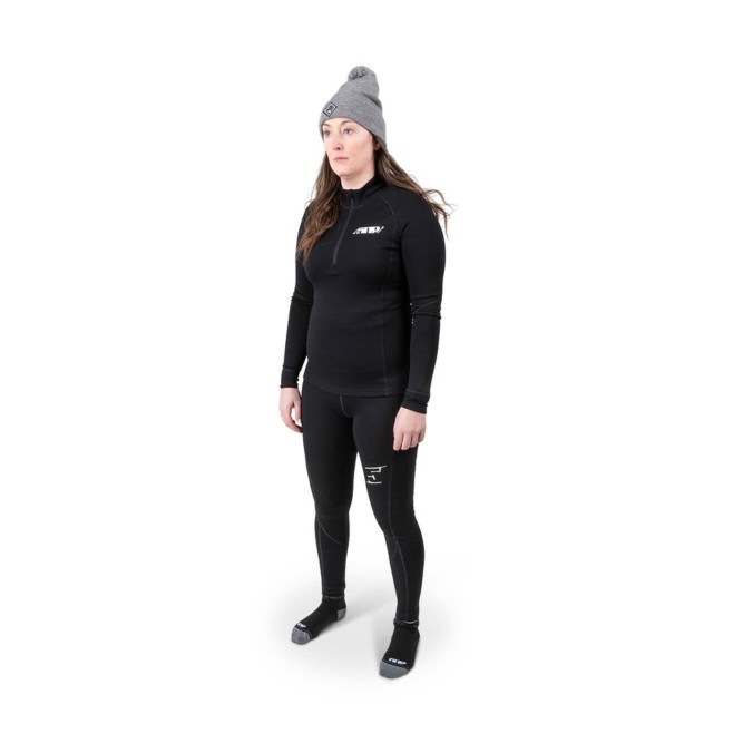 Термокофта 509 FZN Merino 1/4 Black, MD