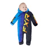 Детский комбинезон FXR CX с утеплителем Blue/Inferno, 0-6