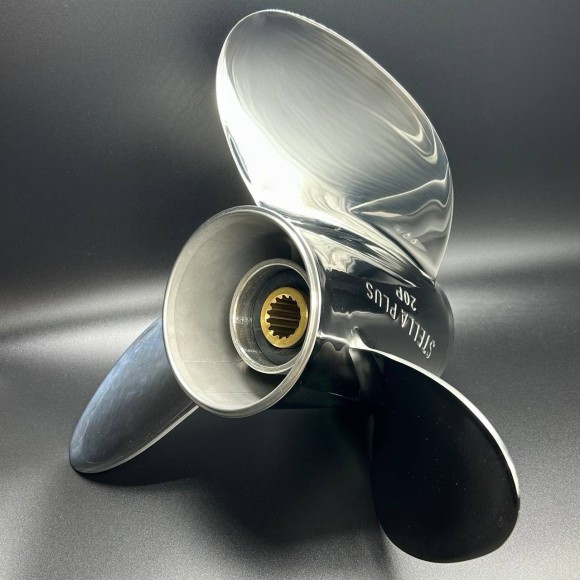 Гребной винт Yamaha 60-140, F70-F130 Stella Plus (3x13 1/2x20) (Сталь) (Polastorm) Гребной винт Yamaha 60-140, F70-F130 Stella Plus (3x13 1/2x20) (Сталь) (Polastorm)