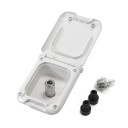 Внешний вывод в боксе с быстросъемным штуцером 1/2" SUNFINE, белый