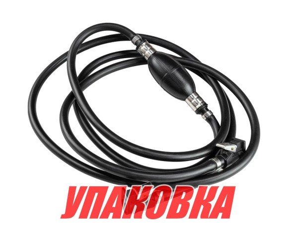 Шланг топливный 6 мм с грушей и топливными переходниками Yamaha (6Y1-24306-00) (упаковка из 20 шт.)