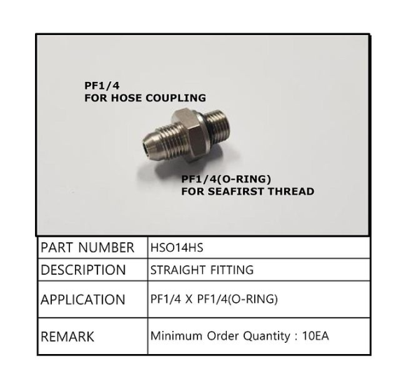 Переходник 1/4"x1/4", Sea First Переходник 1/4"x1/4", Sea First