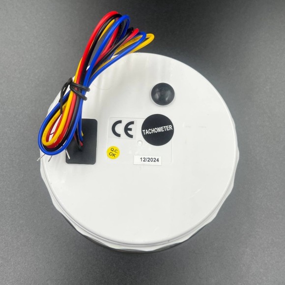 Тахометр 0-8000 об/мин д.110мм (черный, хромированный ободок) (DEPO) Тахометр 0-8000 об/мин д.110мм (черный, хромированный ободок) (DEPO)