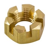 Гайка корончатая на гребной вал Tohatsu/Mercury 9.9-30, Omax