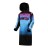 Пальто FXR Warm-Up с утеплителем Black-Blue Fade/Electric Pink Fade, XL