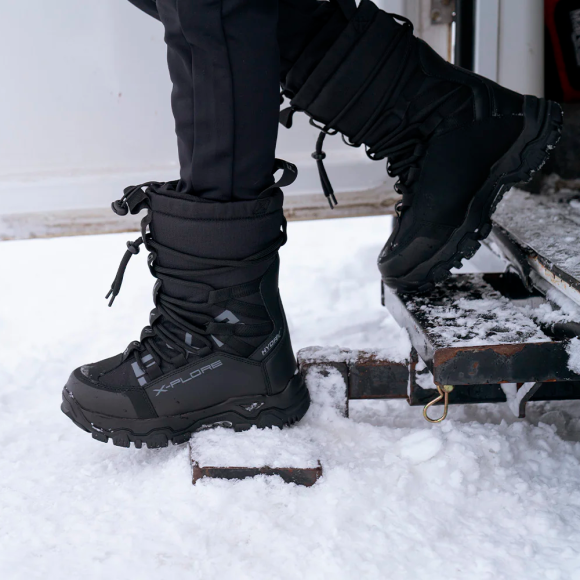 Ботинки FXR X-Plore Short с утеплителем Black Ops, 9/11/42