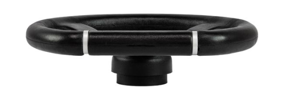 Рулевое колесо ELBA SPORT обод черный, спицы серебряные д. 320 мм Рулевое колесо ELBA SPORT обод черный, спицы серебряные д. 320 мм