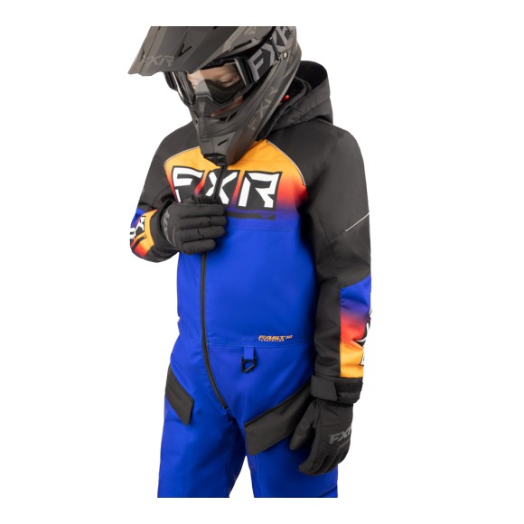 Детский комбинезон FXR Recruit с утеплителем Black/Anodized, 10 Детский комбинезон FXR Recruit с утеплителем Black/Anodized, 10