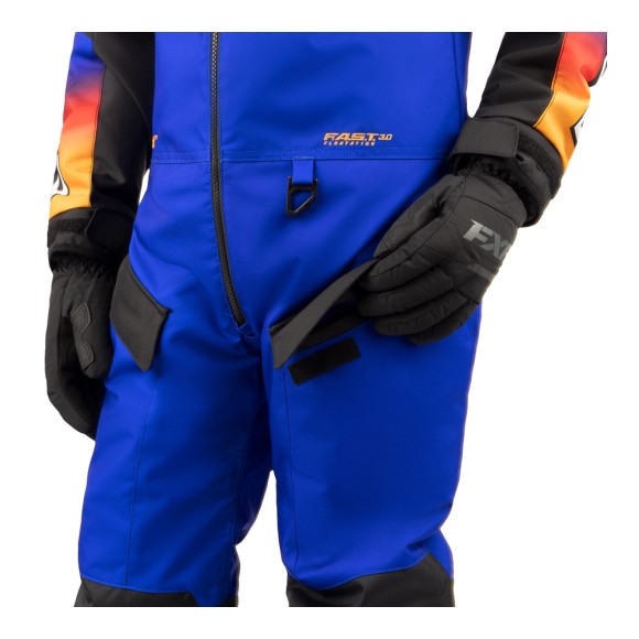 Детский комбинезон FXR Recruit с утеплителем Black/Anodized, 10 Детский комбинезон FXR Recruit с утеплителем Black/Anodized, 10