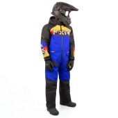 Детский комбинезон FXR Recruit с утеплителем Black/Anodized, 10