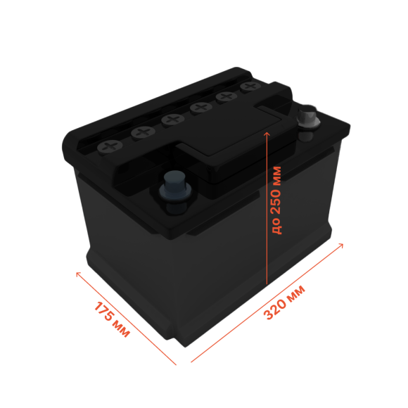 Ящик АКБ Skipper Large, 250*320*175 Ящик АКБ Skipper Large, 250*320*175