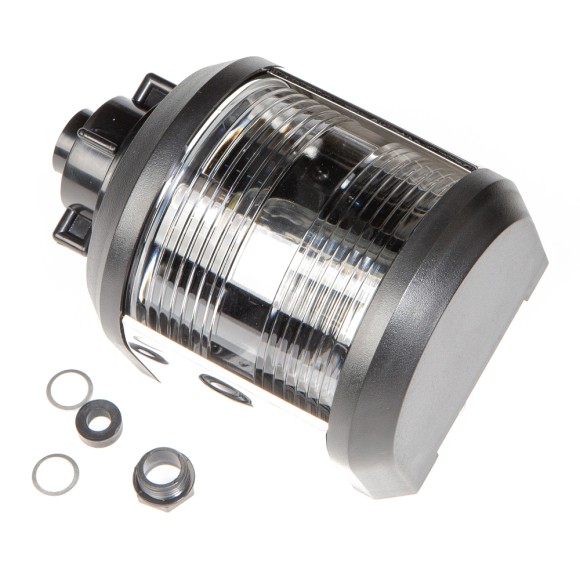 Огонь гаковый (кормовой) Skipper накладной, пластик, лампа накаливания Огонь гаковый (кормовой) Skipper накладной, пластик, лампа накаливания