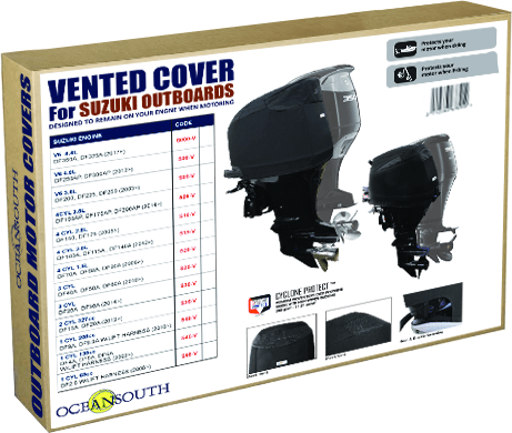 Чехол ходовой на капот Suzuki DF300T/DF250A/300A