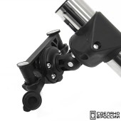 Держатель спиннинга сквозной на Т-образный профиль быстросъемный, нержавеющая сталь AISI 304