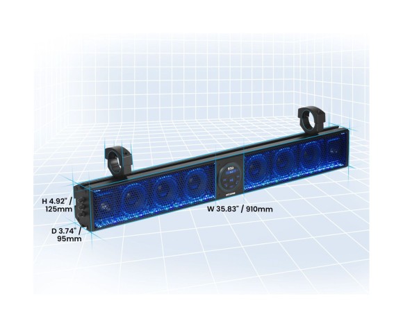 Акустическая панель на таргу BRT36RGB, BOSS