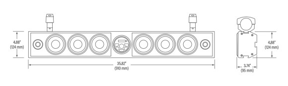 Акустическая панель на таргу BRT36RGB, BOSS