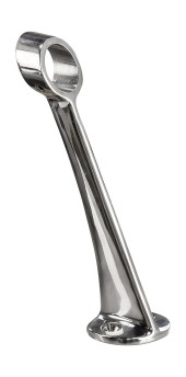 Стойка поручня проходная под трубу 7/8" (22 мм), продольная, высота 127 мм Стойка поручня проходная под трубу 7/8" (22 мм), продольная, высота 127 мм