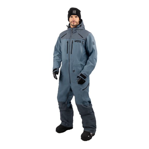 Комбинезон FXR Ridge без утеплителя Steel/Dark Steel, 3XL