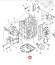 Прокладка под двигатель Yamaha F30-60 (892319001; 62Y-11351-00) (Yamaha)