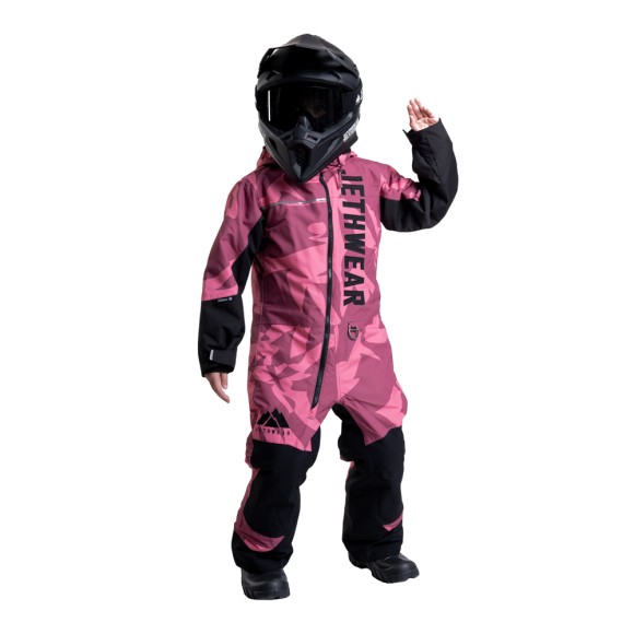 Детский комбинезон Jethwear Odin & Olivia с утеплителем Pink Burst, 122-128 (7-8 Y)