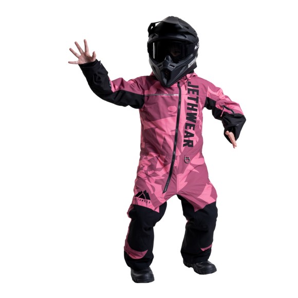 Детский комбинезон Jethwear Odin & Olivia с утеплителем Pink Burst, 122-128 (7-8 Y)