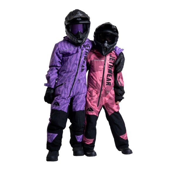 Детский комбинезон Jethwear Odin & Olivia с утеплителем Pink Burst, 122-128 (7-8 Y)
