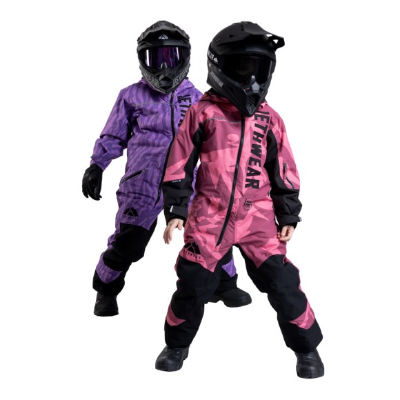 Детский комбинезон Jethwear Odin & Olivia с утеплителем Pink Burst, 122-128 (7-8 Y)