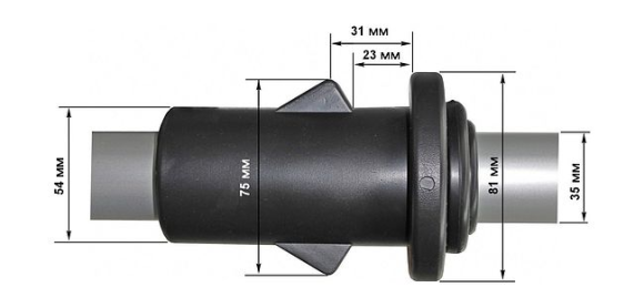 Весло 195 см черное (комплект из 2-х весел) Весло 195 см черное (комплект из 2-х весел)