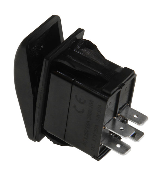 Переключатель двухпозиционный ON-OFF 12 В/20А 4Р