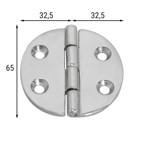 Петля неразъемная 65х65х4 мм Петля неразъемная 65х65х4 мм