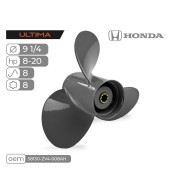 Винт гребной Skipper Ultima для Honda 8-20HP алюминиевый, диаметр 9 1/4", шаг 8"