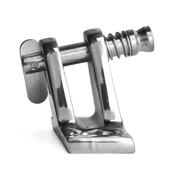 Кронштейн рамы тента палубный 75 град, нерж.сталь Кронштейн рамы тента палубный 75 град, нерж.сталь