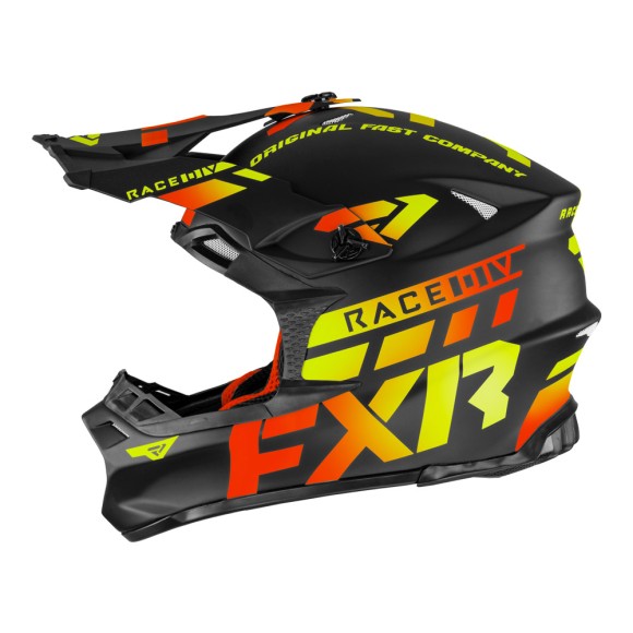 Шлем FXR Blade Race Div Black/Inferno, 2XL