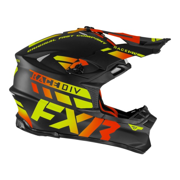 Шлем FXR Blade Race Div Black/Inferno, 2XL