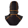Балаклава Tobe Mid Black/Orange, One Size