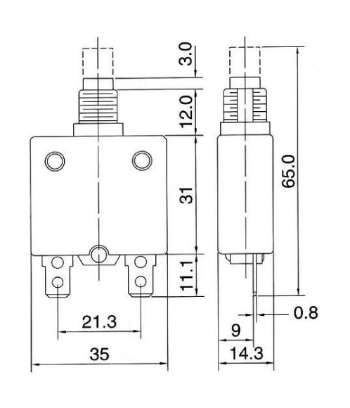 Предохранитель автоматический 30 А Предохранитель автоматический 30 А