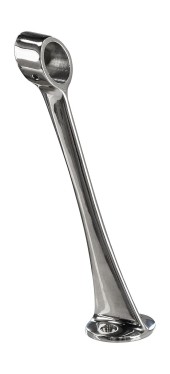 Стойка поручня проходная под трубу 7/8" (22 мм), продольная, высота 152 мм Стойка поручня проходная под трубу 7/8" (22 мм), продольная, высота 152 мм