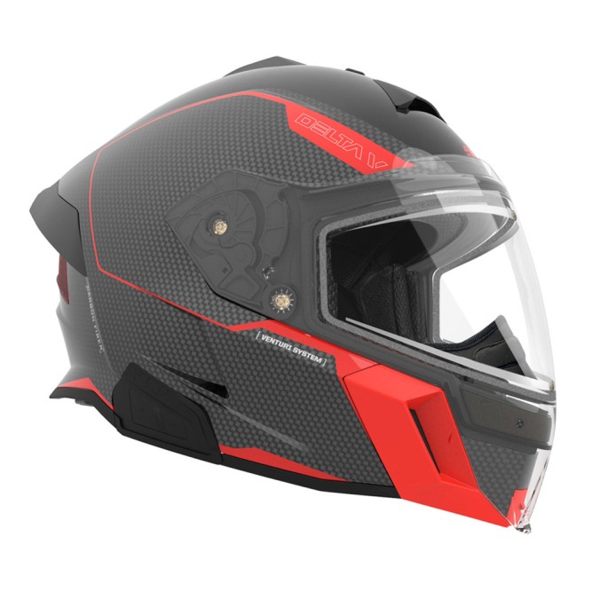 Шлем 509 Delta V Carbon Commander с подогревом Racing Red, LG