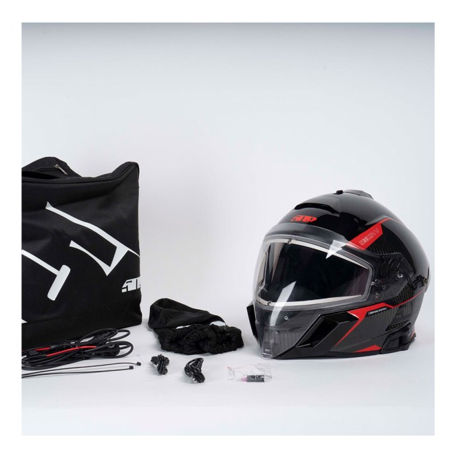 Шлем 509 Delta V Carbon Commander с подогревом Racing Red, LG
